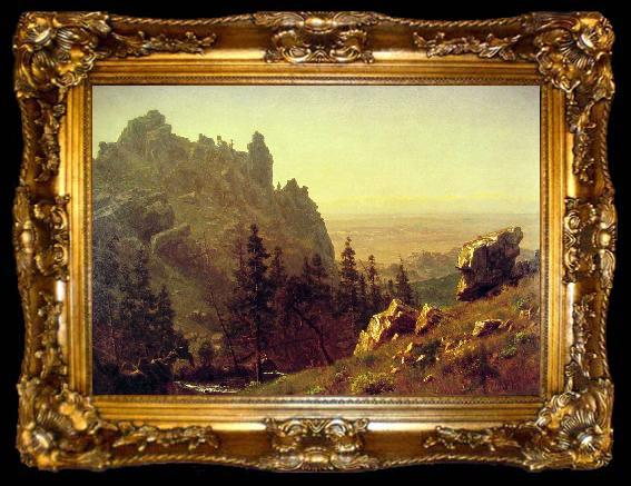 framed  Albert Bierstadt  Wind River Country, ta009-2